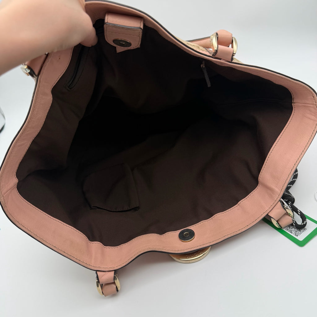 Gucci Canvas Pink Satchel