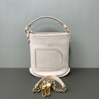 Delvaux Pink Bucket & Drawstring Bag