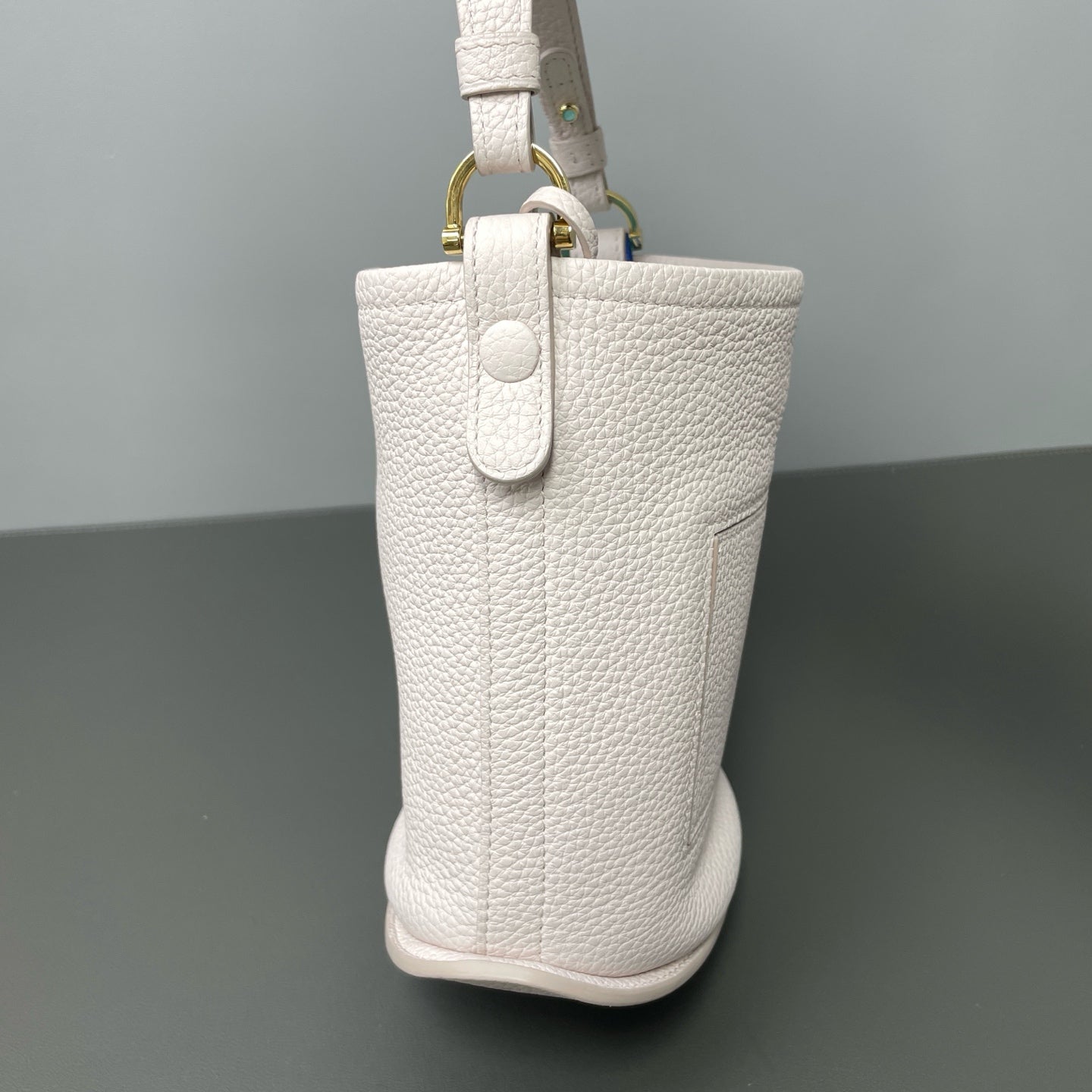 Delvaux Pink Bucket & Drawstring Bag
