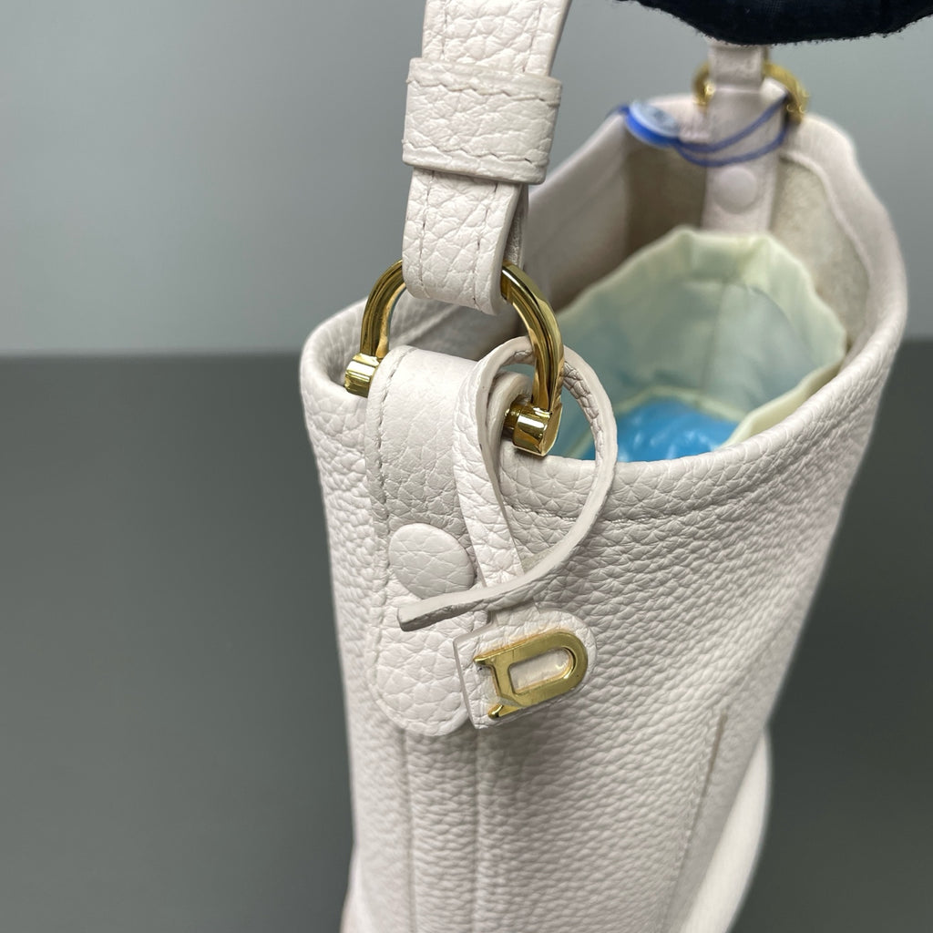 Delvaux Pink Bucket & Drawstring Bag