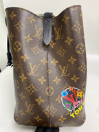 Louis Vuitton Canvas Black Bucket & Drawstring Bag