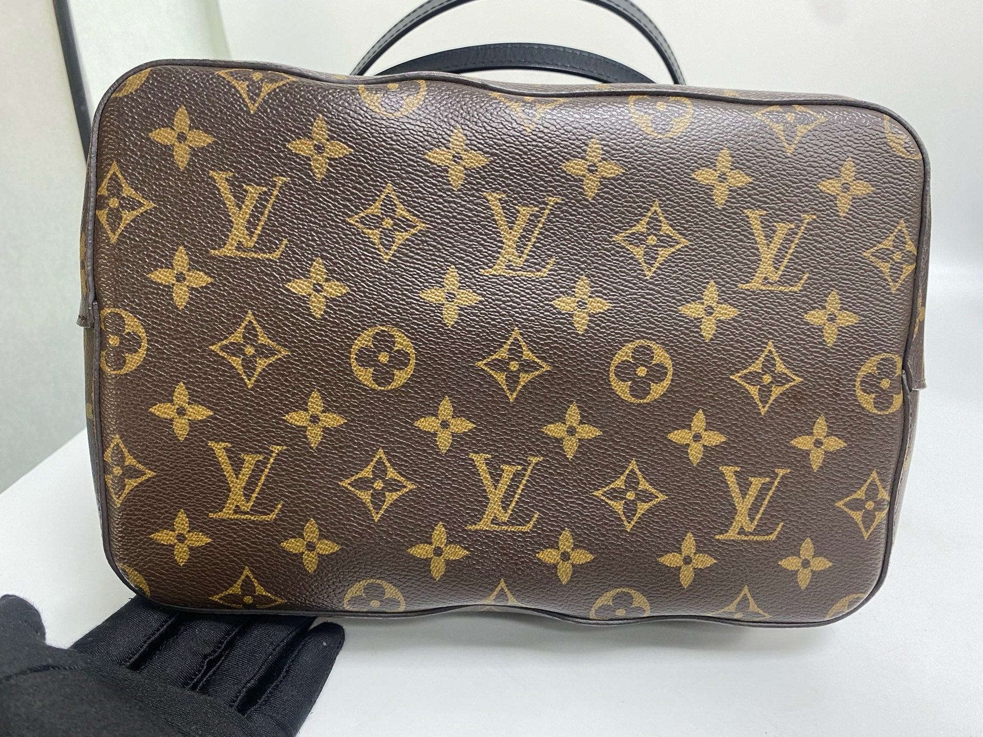 Louis Vuitton Canvas Black Bucket & Drawstring Bag