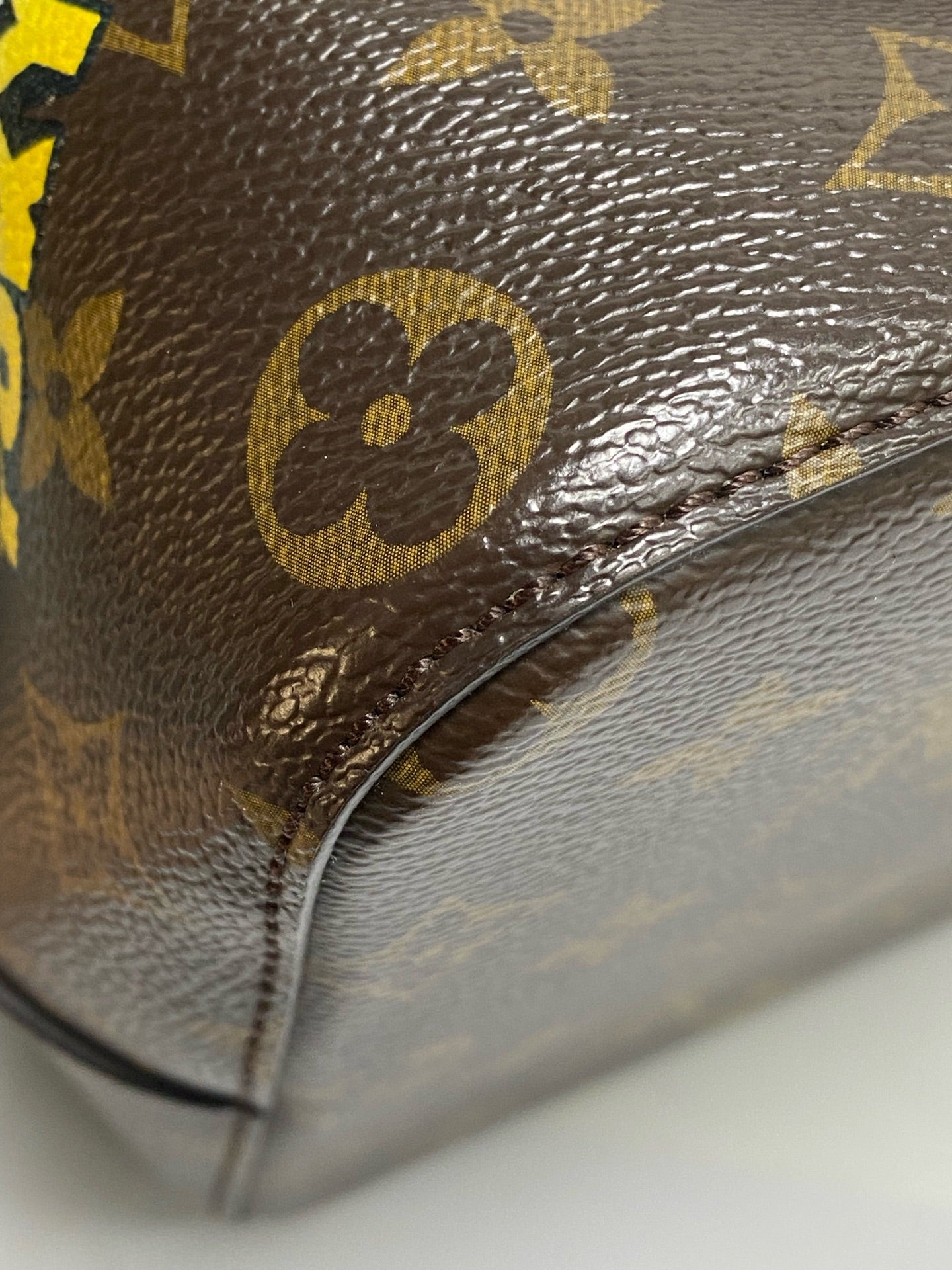 Louis Vuitton Canvas Black Bucket & Drawstring Bag