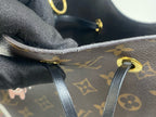 Louis Vuitton Canvas Black Bucket & Drawstring Bag