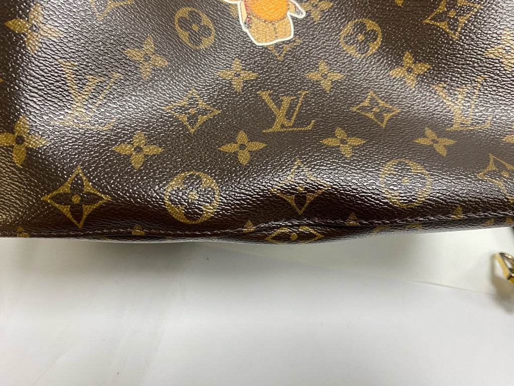 Louis Vuitton Canvas Black Bucket & Drawstring Bag