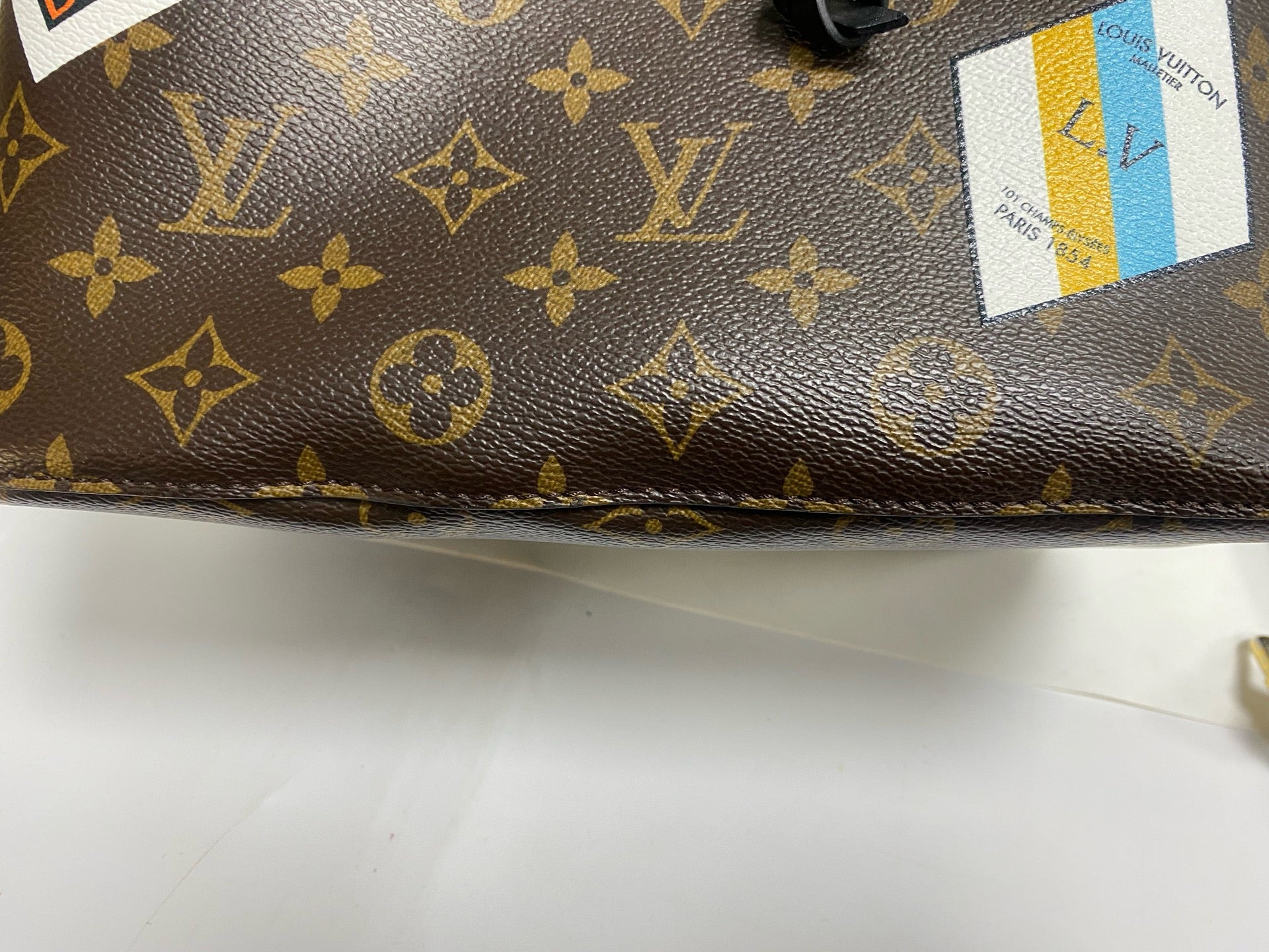 Louis Vuitton Canvas Black Bucket & Drawstring Bag