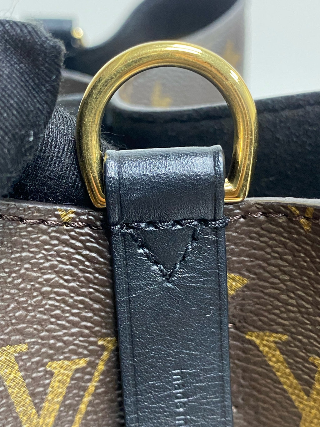 Louis Vuitton Canvas Black Bucket & Drawstring Bag