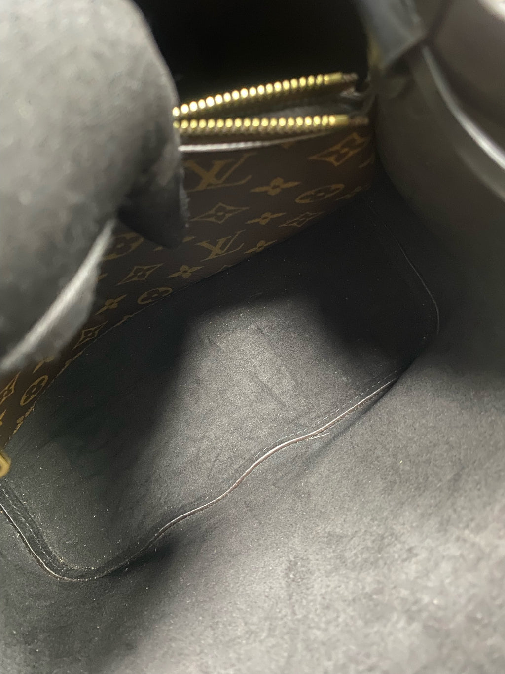 Louis Vuitton Canvas Black Bucket & Drawstring Bag