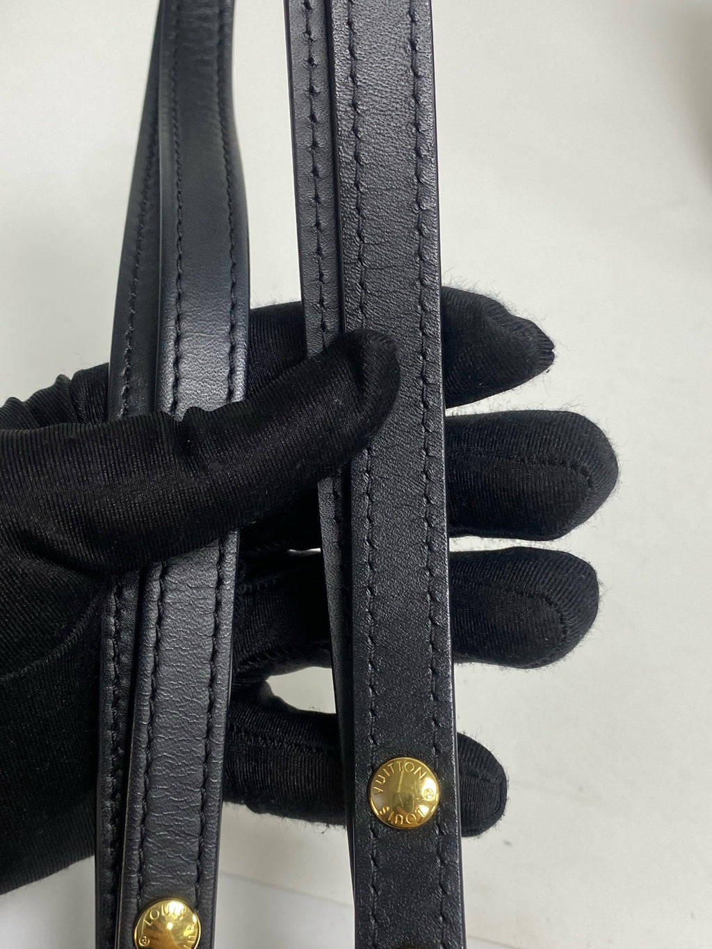 Louis Vuitton Canvas Black Bucket & Drawstring Bag