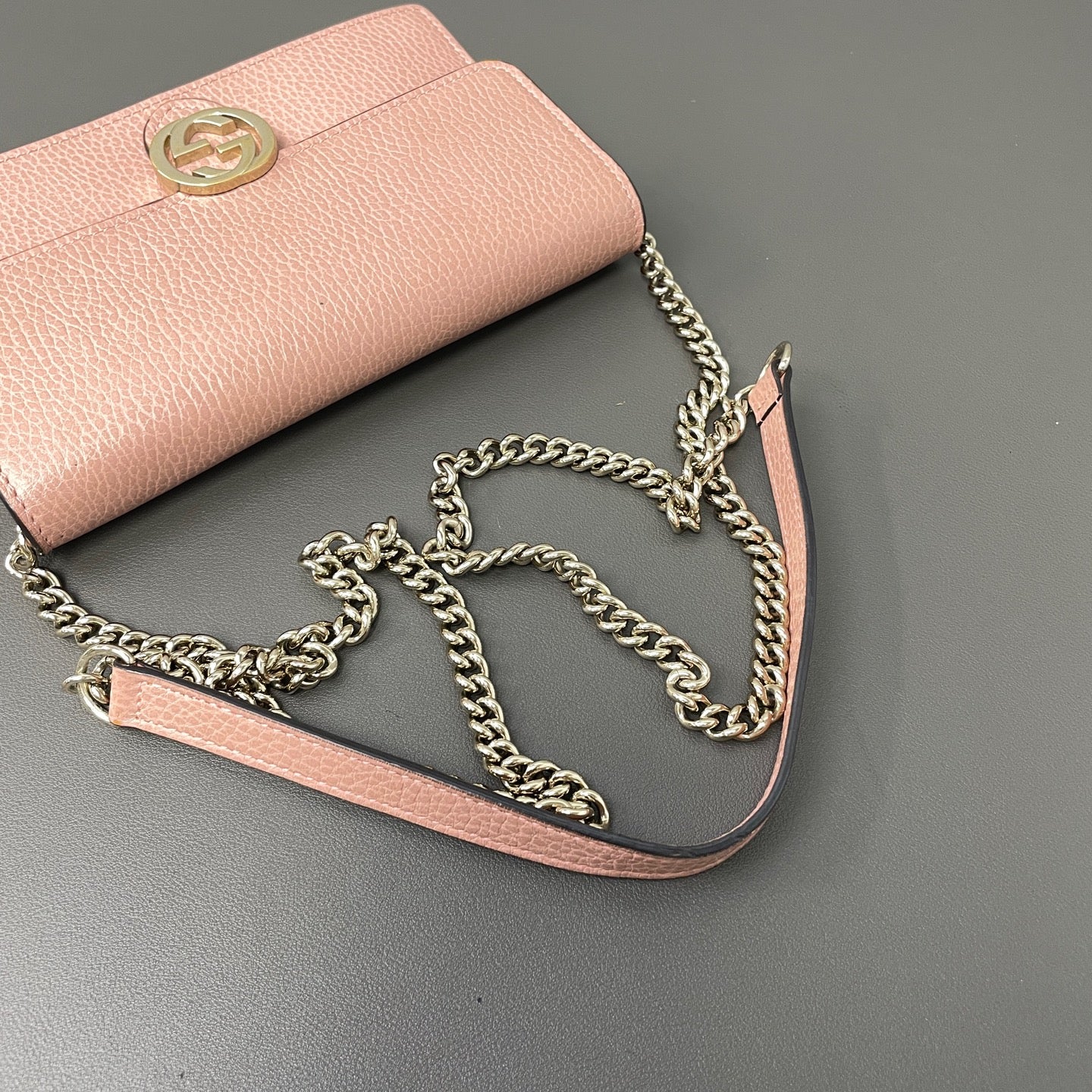 Gucci Metal Pink Shoulder Bag