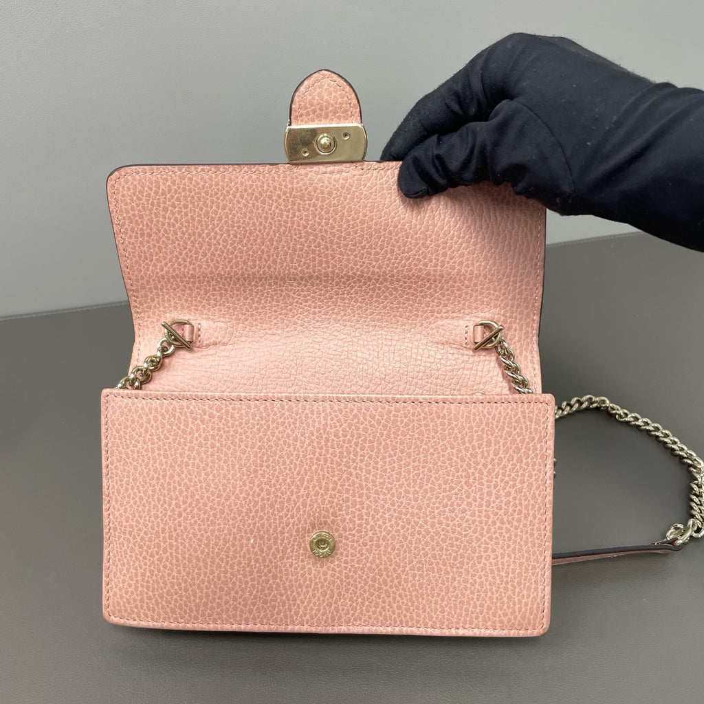 Gucci Metal Pink Shoulder Bag