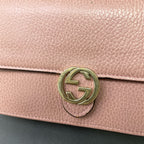 Gucci Metal Pink Shoulder Bag