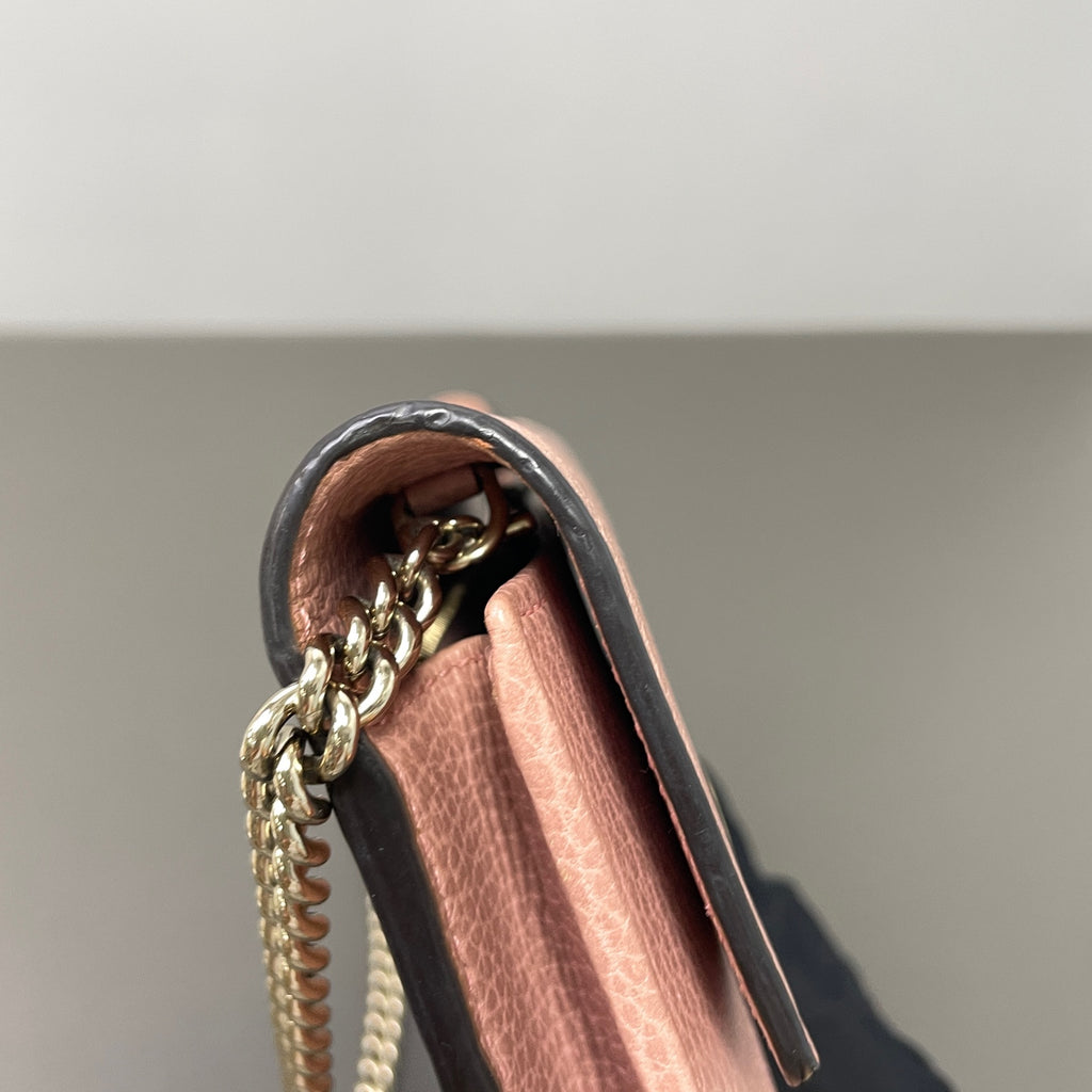 Gucci Metal Pink Shoulder Bag