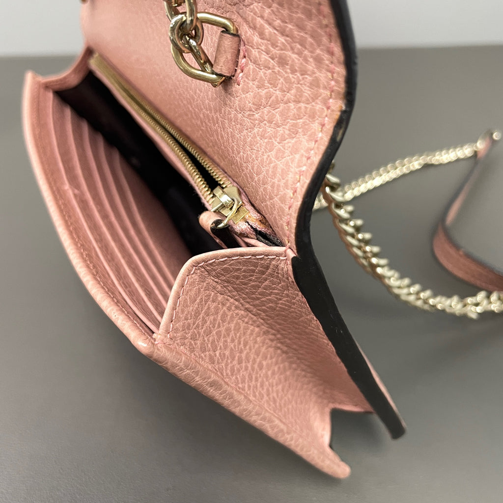 Gucci Metal Pink Shoulder Bag
