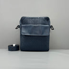 Bottega Veneta Blue Messenger Bag