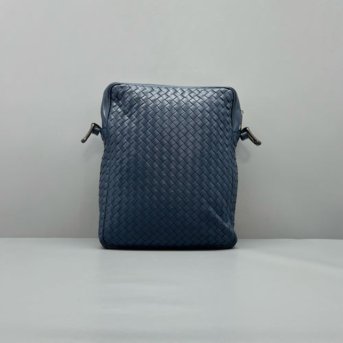 Bottega Veneta Blue Messenger Bag
