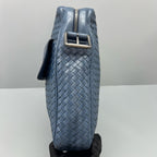 Bottega Veneta Blue Messenger Bag