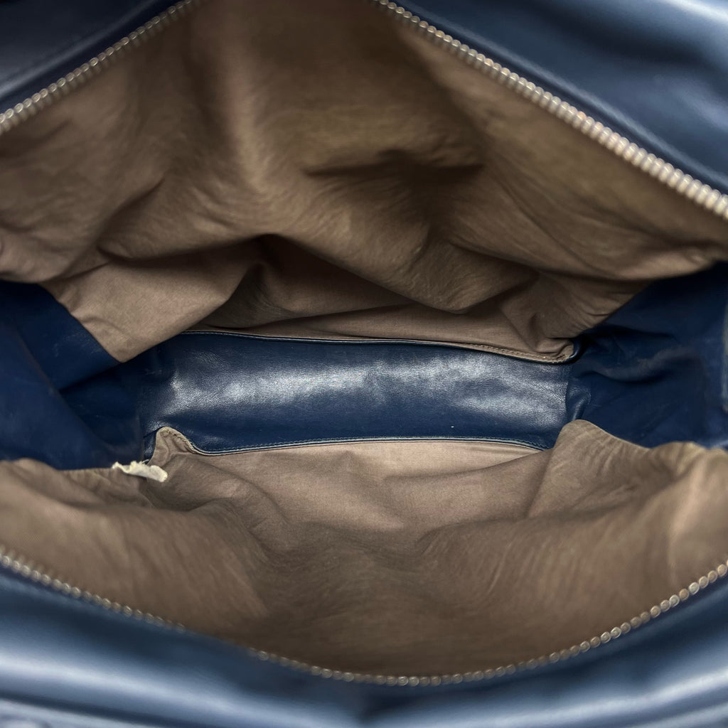 Bottega Veneta Blue Messenger Bag