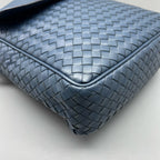 Bottega Veneta Blue Messenger Bag