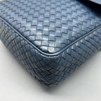 Bottega Veneta Blue Messenger Bag
