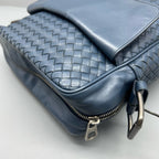 Bottega Veneta Blue Messenger Bag