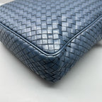 Bottega Veneta Blue Messenger Bag