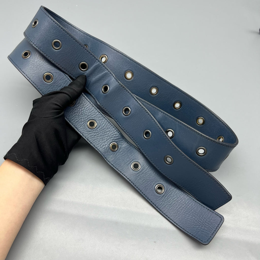 Bottega Veneta Blue Messenger Bag