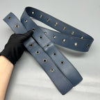 Bottega Veneta Blue Messenger Bag