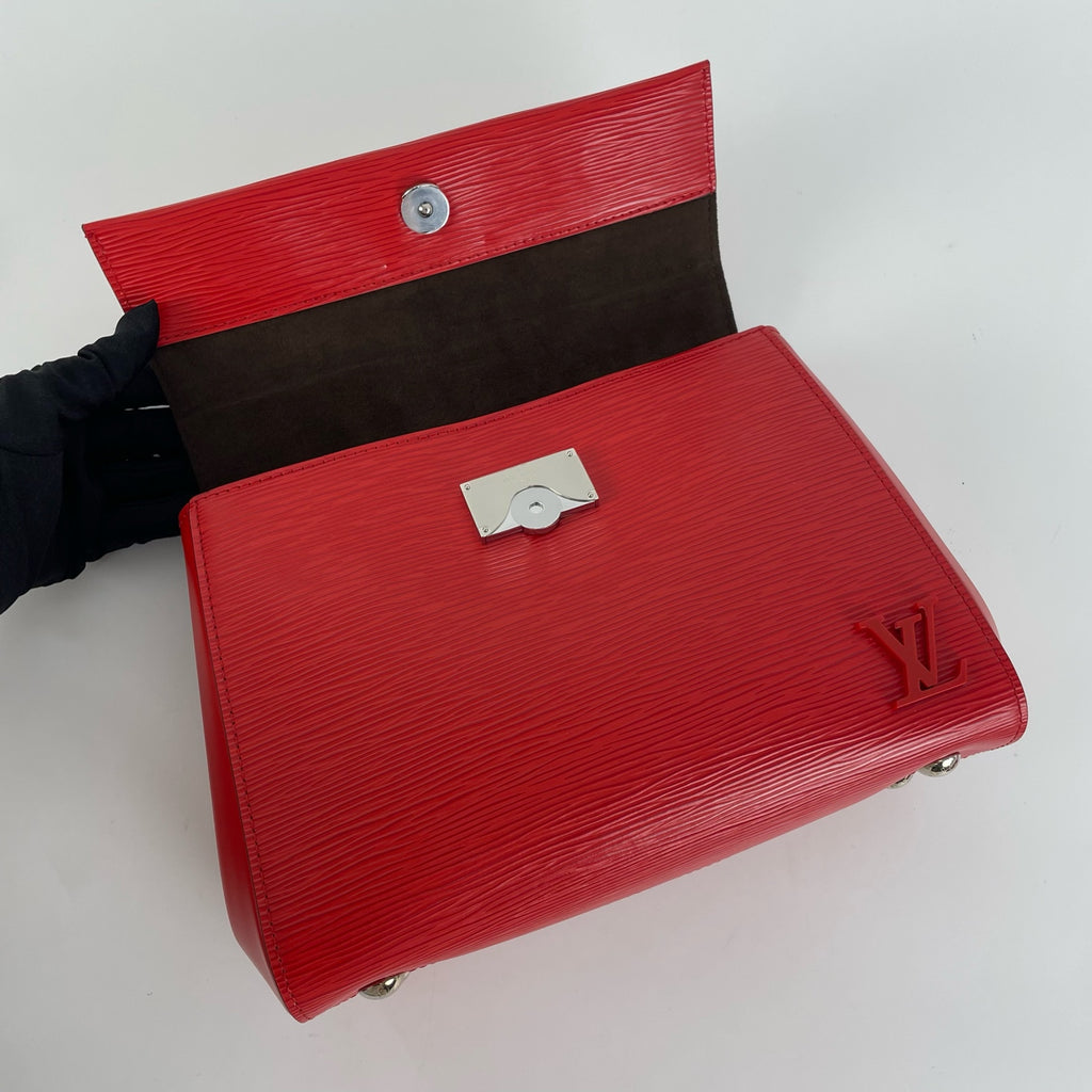 Louis Vuitton Red Satchel