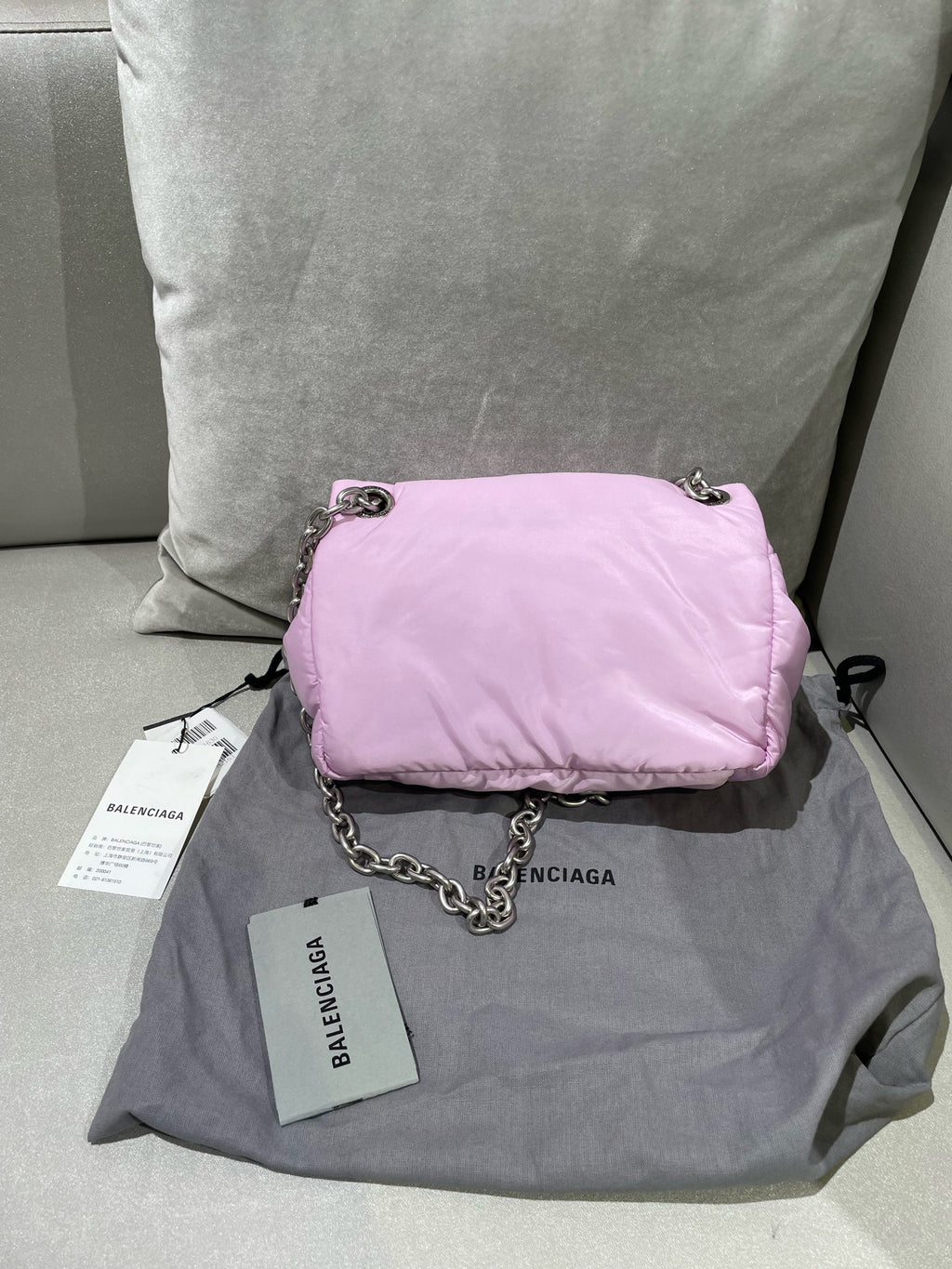 Balenciaga MONACO mini bag Purple Shoulder Bag 7929772AA6J5324