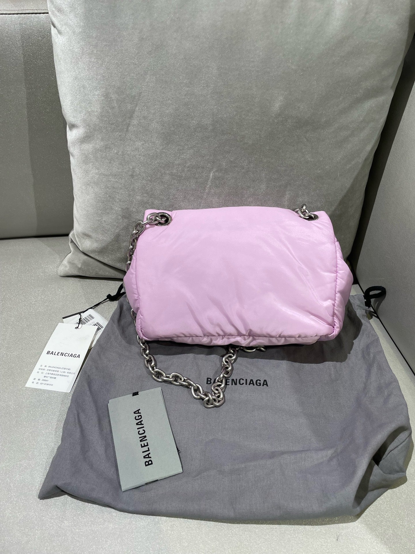 Balenciaga MONACO mini bag Purple Shoulder Bag 7929772AA6J5324