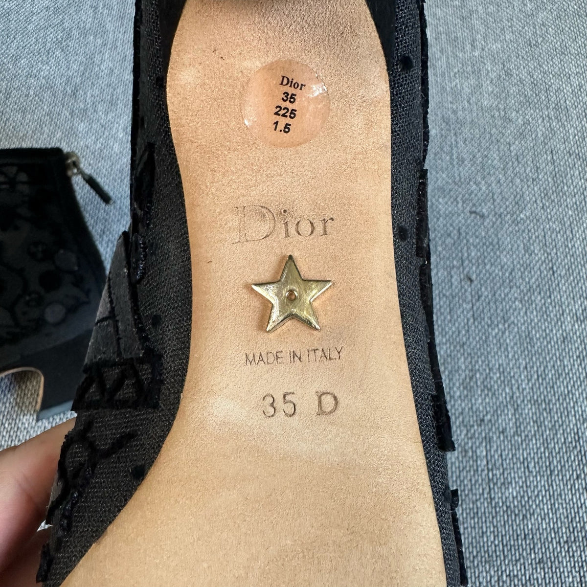 Dior Clear Ankle boots