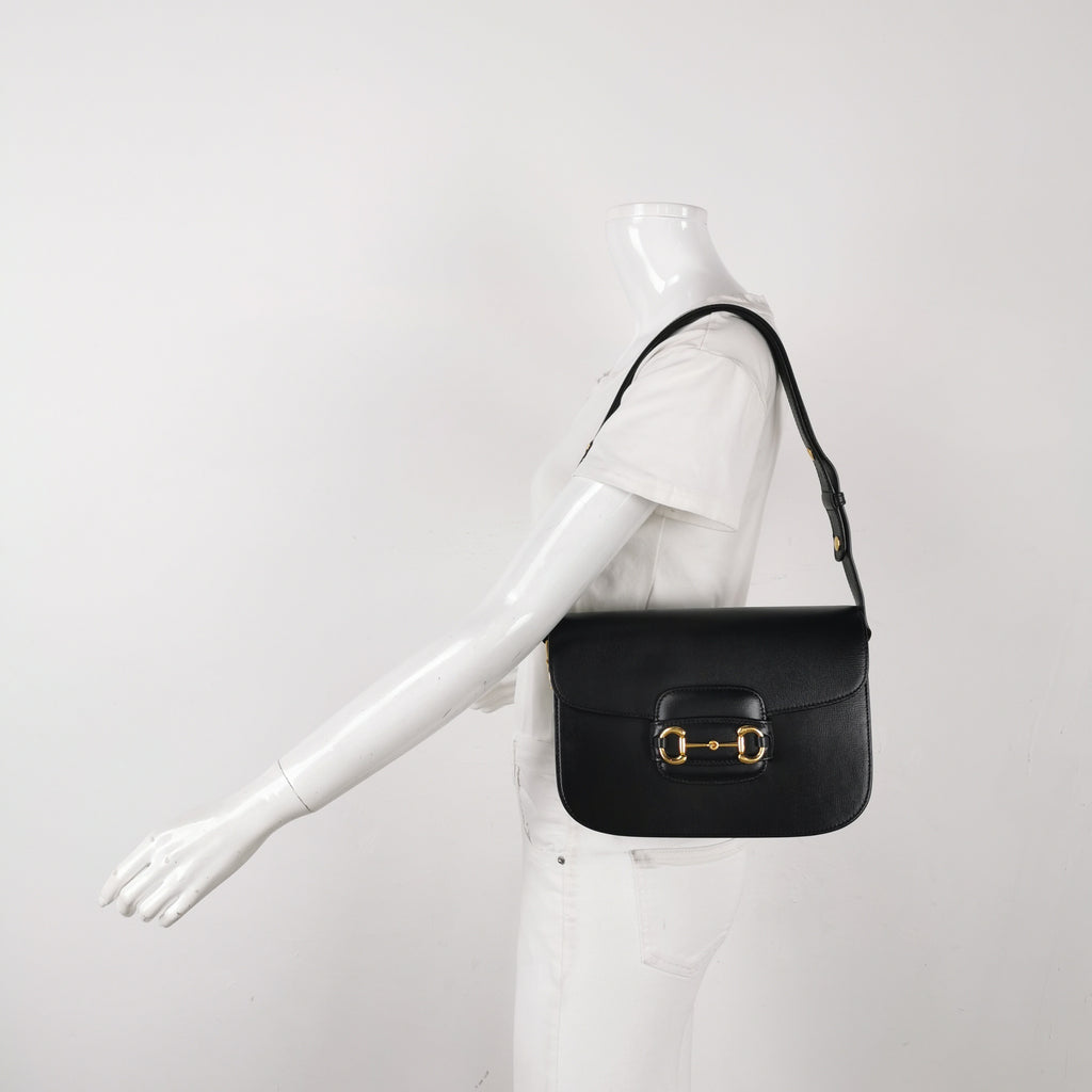 Gucci [New Arrival] Gucci Horsebit 1955 Mini Shoulder Bag Shoulder Bag 815205AAEFH1000