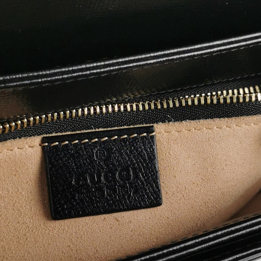 Gucci [New Arrival] Gucci Horsebit 1955 Mini Shoulder Bag Shoulder Bag 815205AAEFH1000