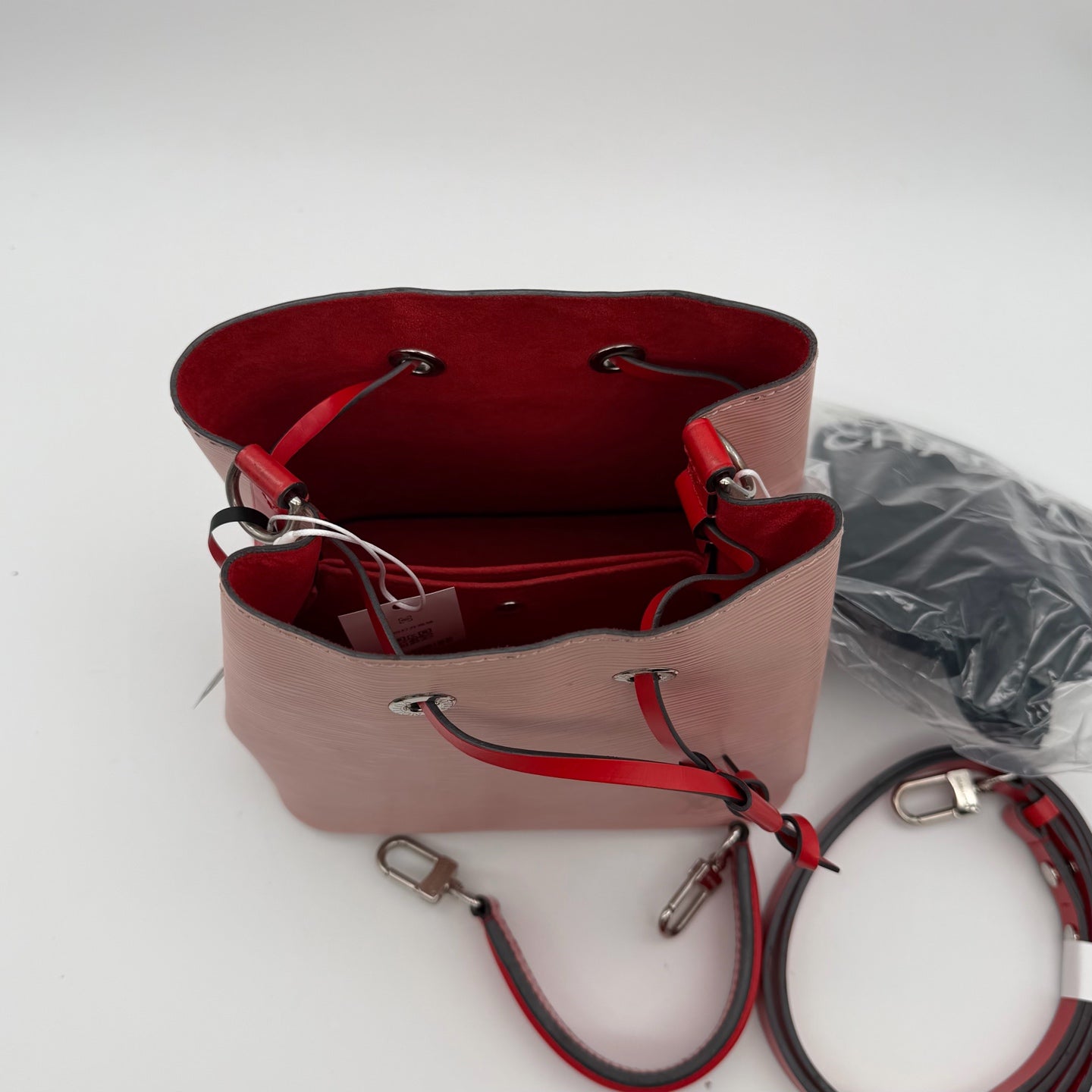 Louis Vuitton Pink Bucket & Drawstring Bag