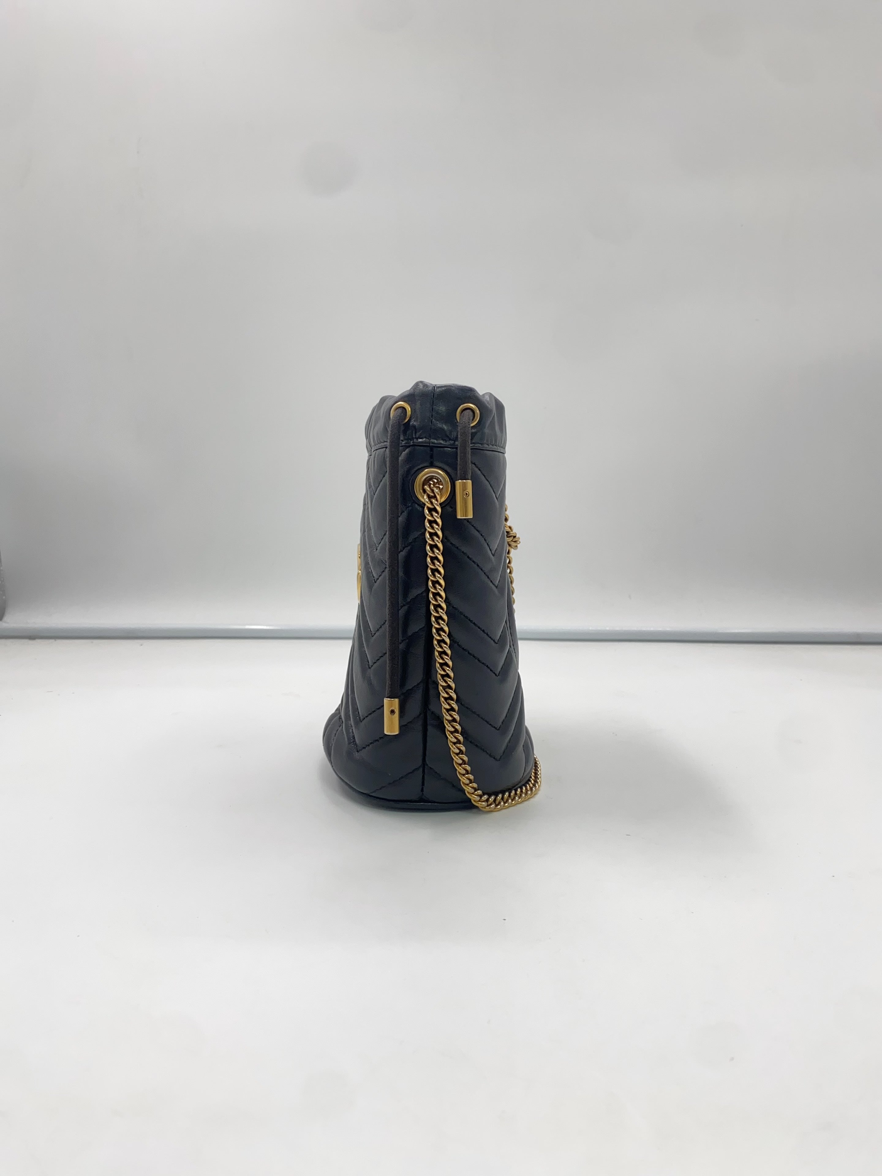 Gucci Black Bucket & Drawstring Bag