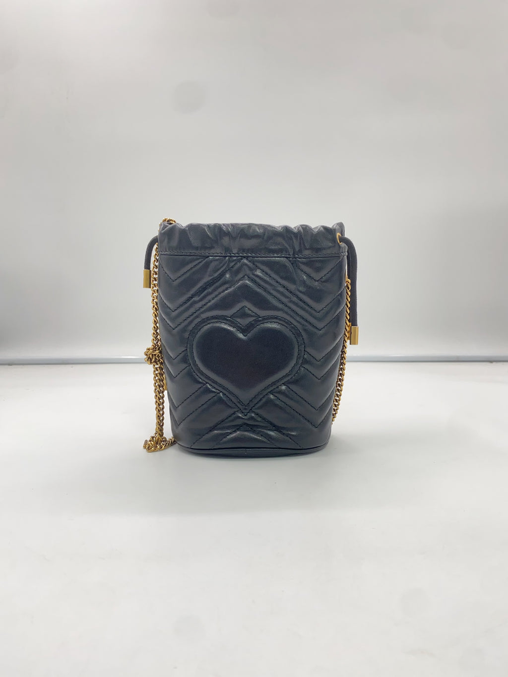 Gucci Black Bucket & Drawstring Bag
