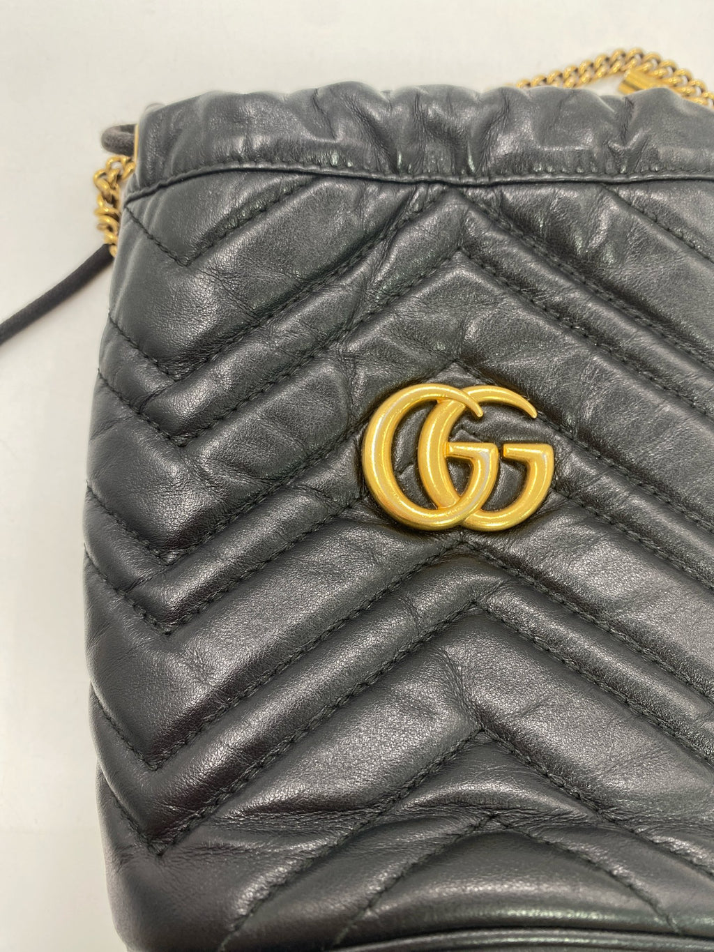 Gucci Black Bucket & Drawstring Bag
