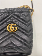 Gucci Black Bucket & Drawstring Bag