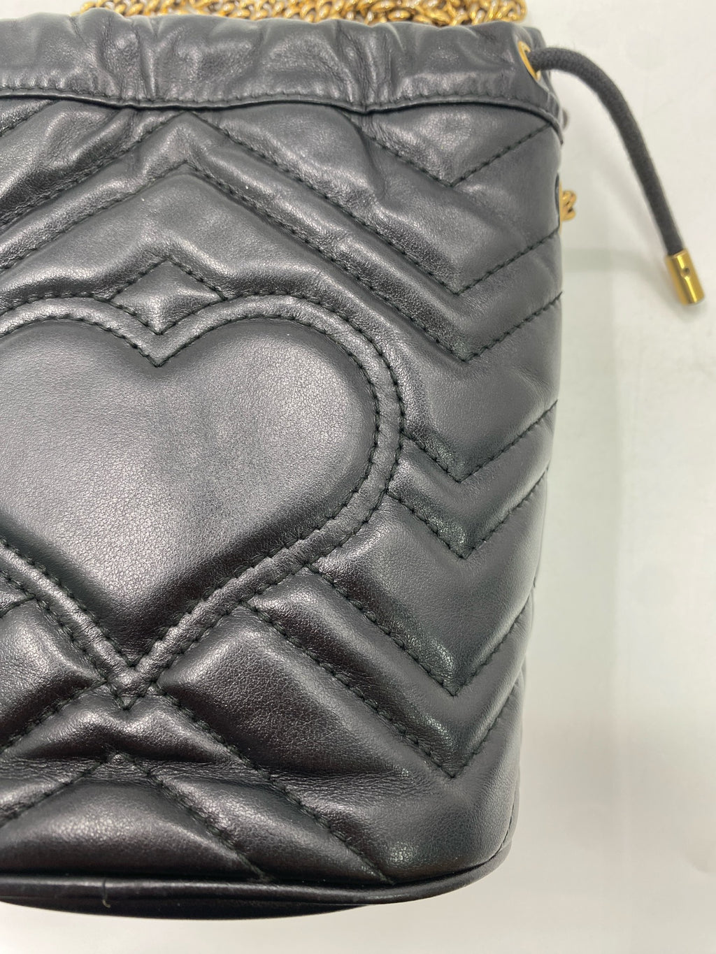 Gucci Black Bucket & Drawstring Bag