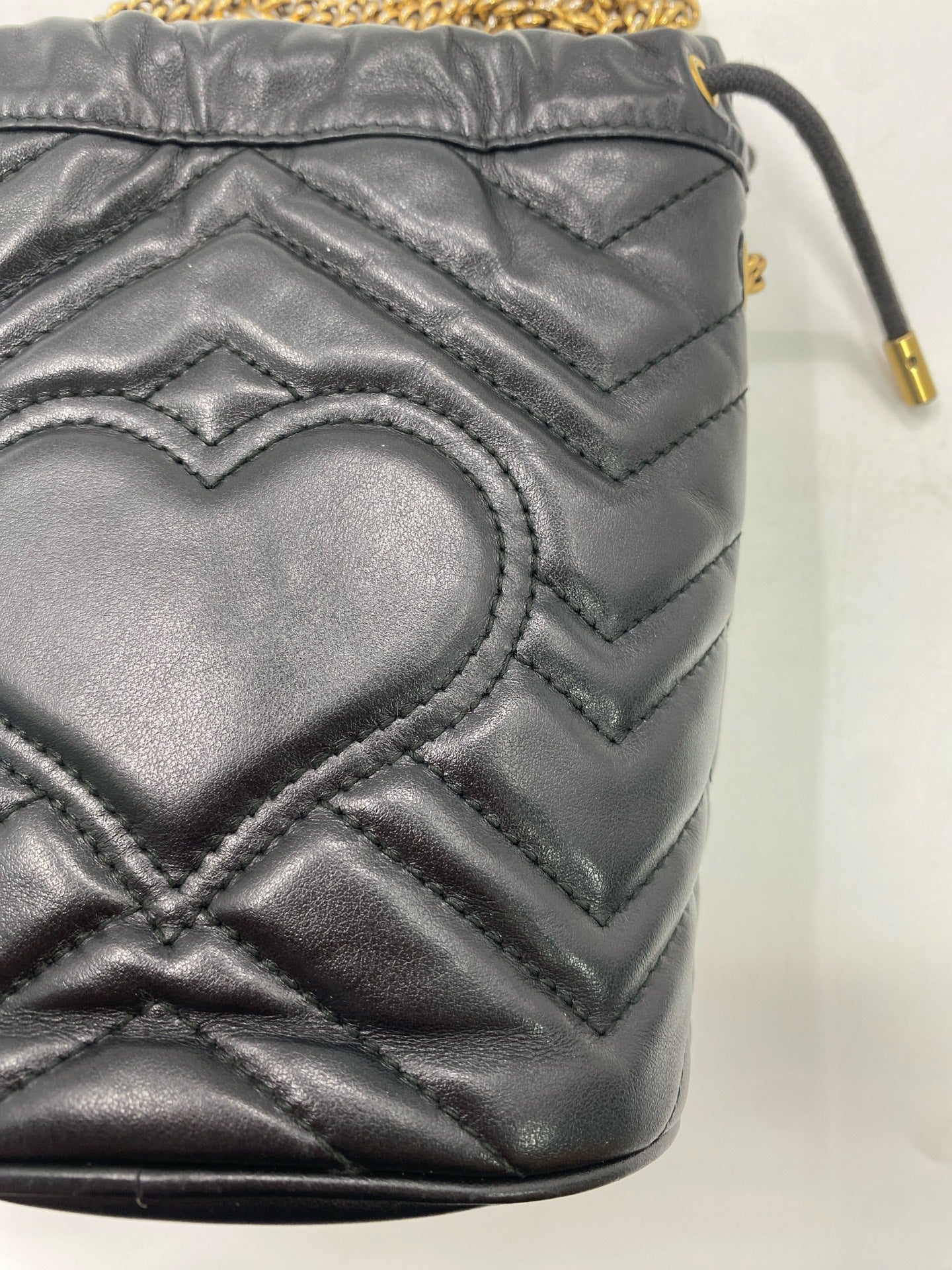 Gucci Black Bucket & Drawstring Bag
