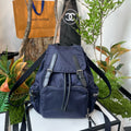 Burberry Cordura Blue Backpack