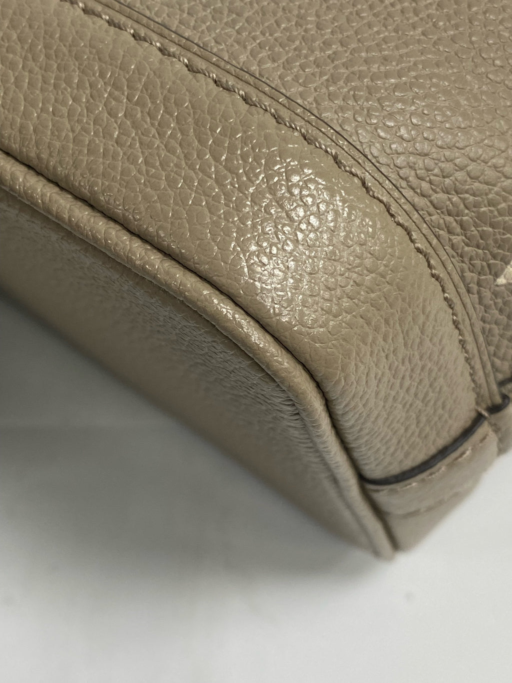 Louis Vuitton Leather Gold Bucket & Drawstring Bag