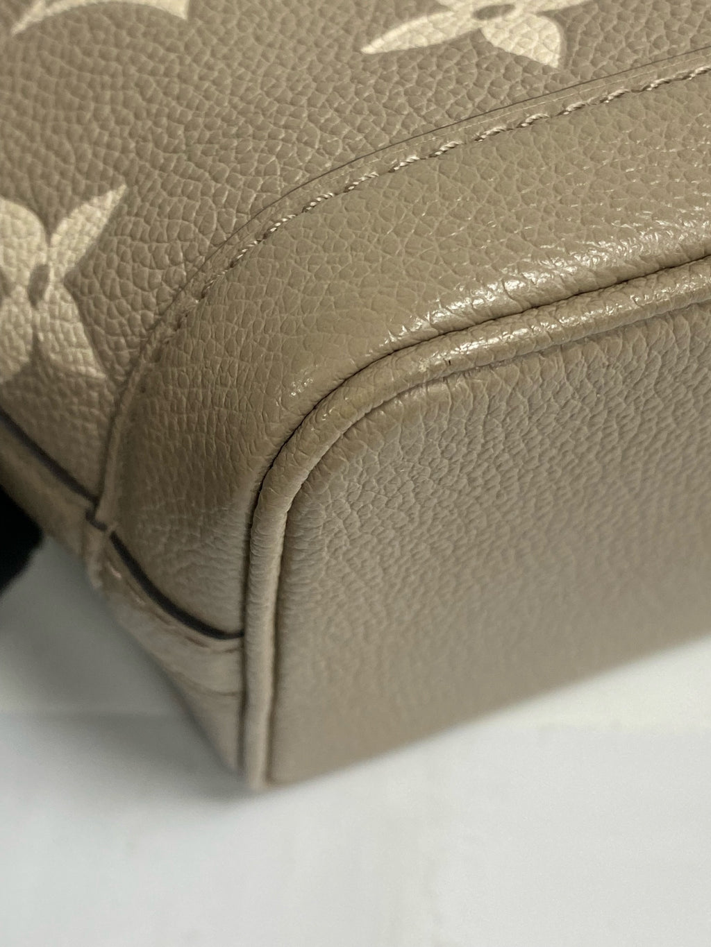 Louis Vuitton Leather Gold Bucket & Drawstring Bag