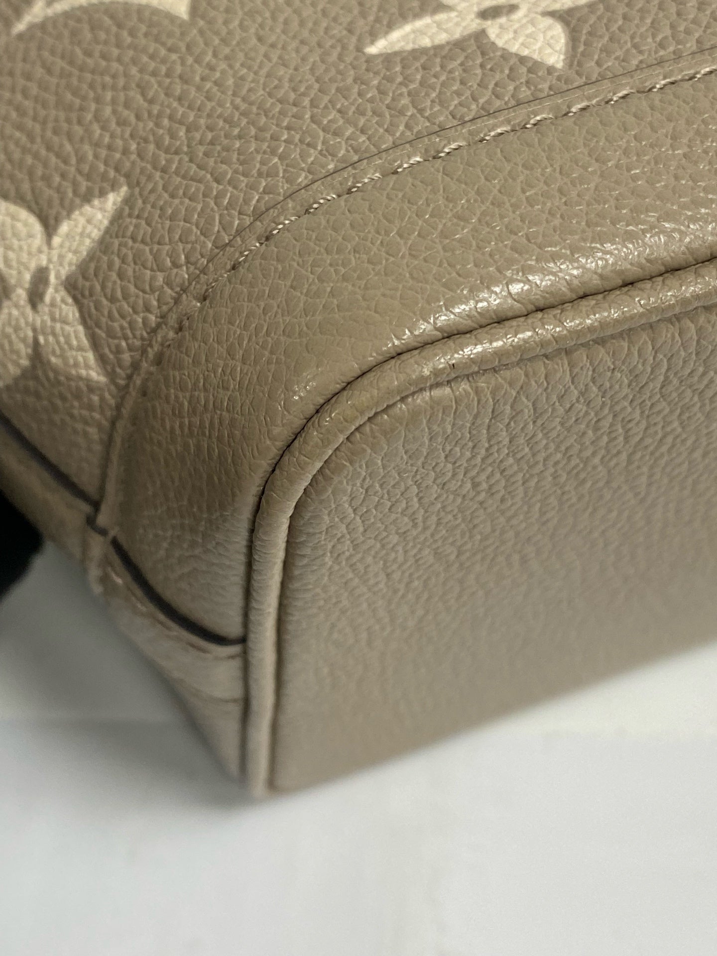 Louis Vuitton Leather Gold Bucket & Drawstring Bag