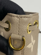 Louis Vuitton Leather Gold Bucket & Drawstring Bag