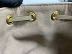 Louis Vuitton Leather Gold Bucket & Drawstring Bag