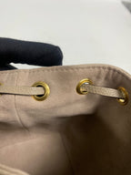 Louis Vuitton Leather Gold Bucket & Drawstring Bag