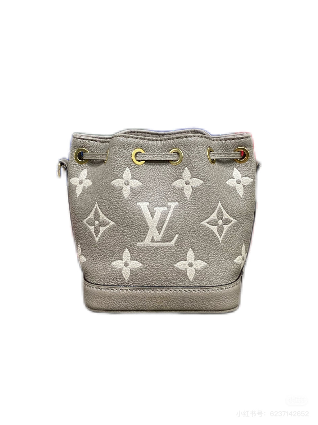 Louis Vuitton Leather Gold Bucket & Drawstring Bag