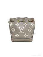 Louis Vuitton Leather Gold Bucket & Drawstring Bag